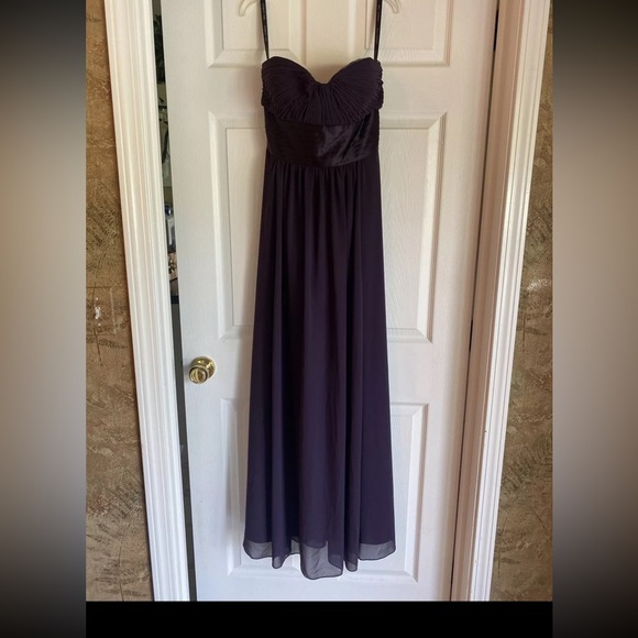 Bill Levkoff bridesmaid dress Purple Strapless - Picture 6 of 8